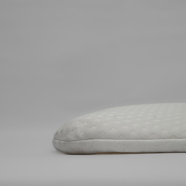 Ultra-Thin Memory Foam Pillow – Slim Support for Stomach & Back Sleepers