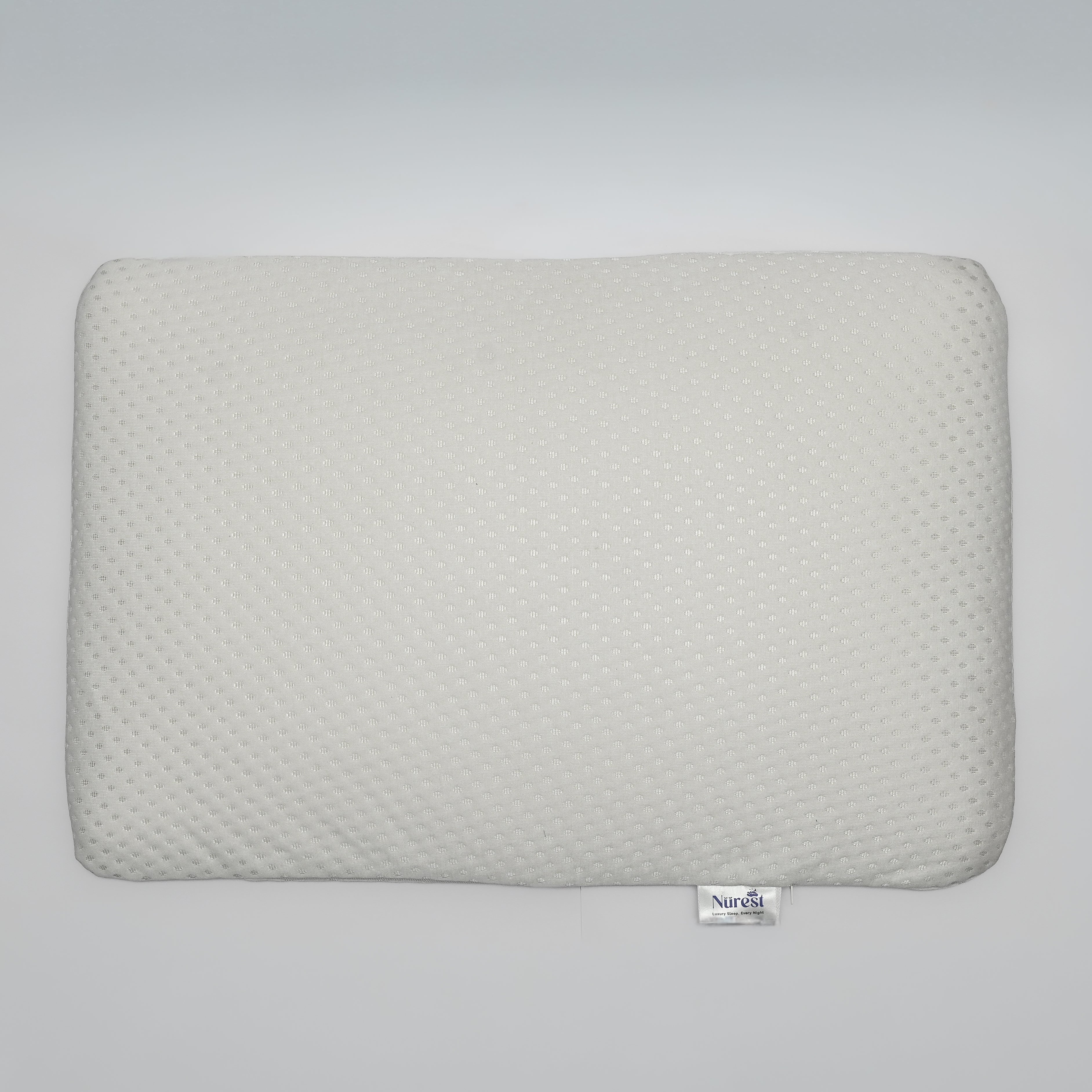 Ultra-Thin Memory Foam Pillow – Slim Support for Stomach & Back Sleepers